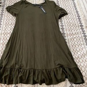Olive midi dress